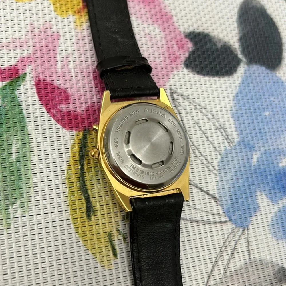 Vintage Armitron Looney Musical 3D Vintage Watch Tweety Bird Sylvester WORKS! - Picture 9 of 9